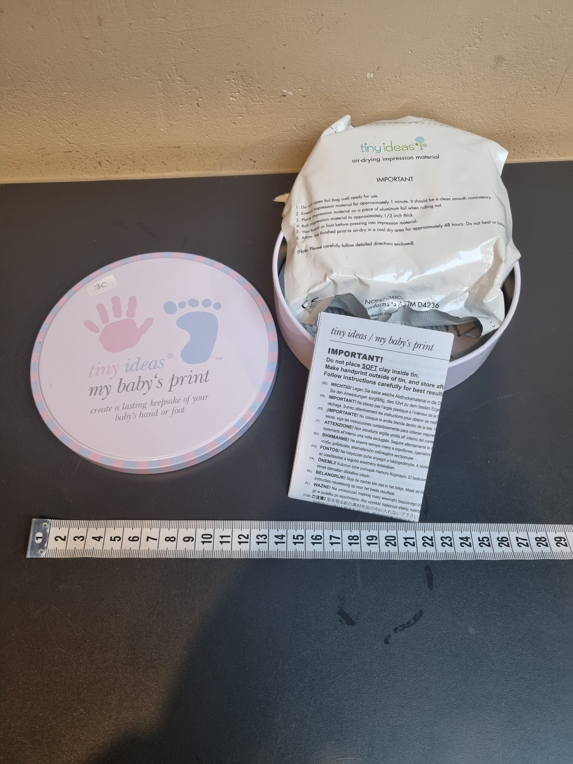 kit pour empreintes bébés