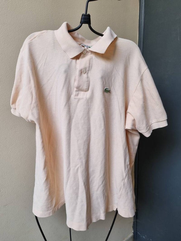 polo rose orangé pâle xl Lacoste