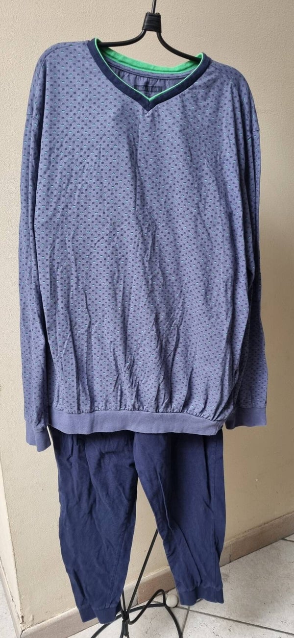 pyjama 2 pièces bleu xl
