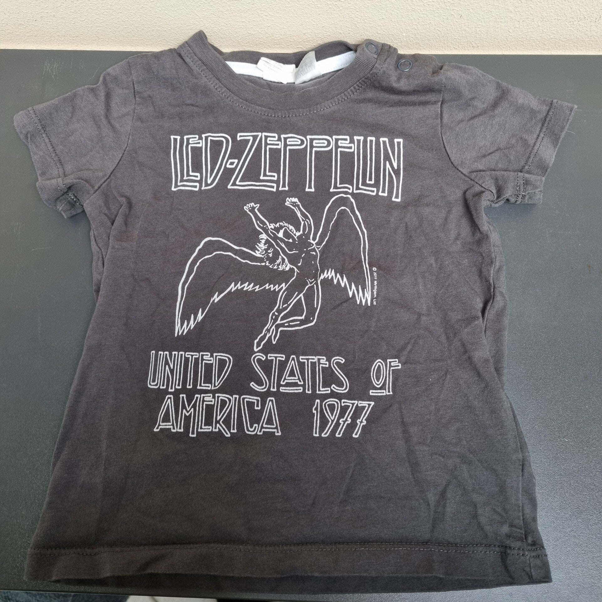 t-shirt gris Led Zeppelin 9/12 mois