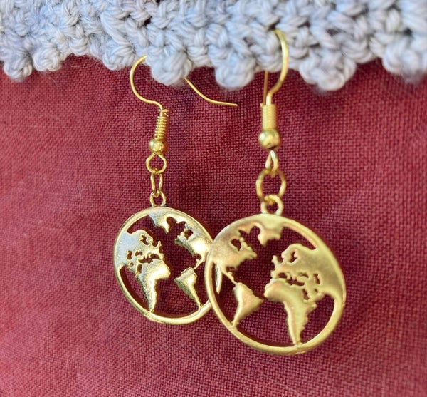 Boucles d'oreilles monde