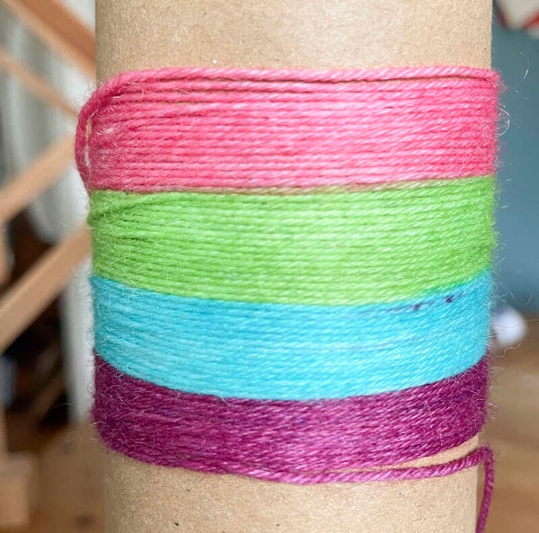 Laine autorayante • Merino Nylon • Hortensias