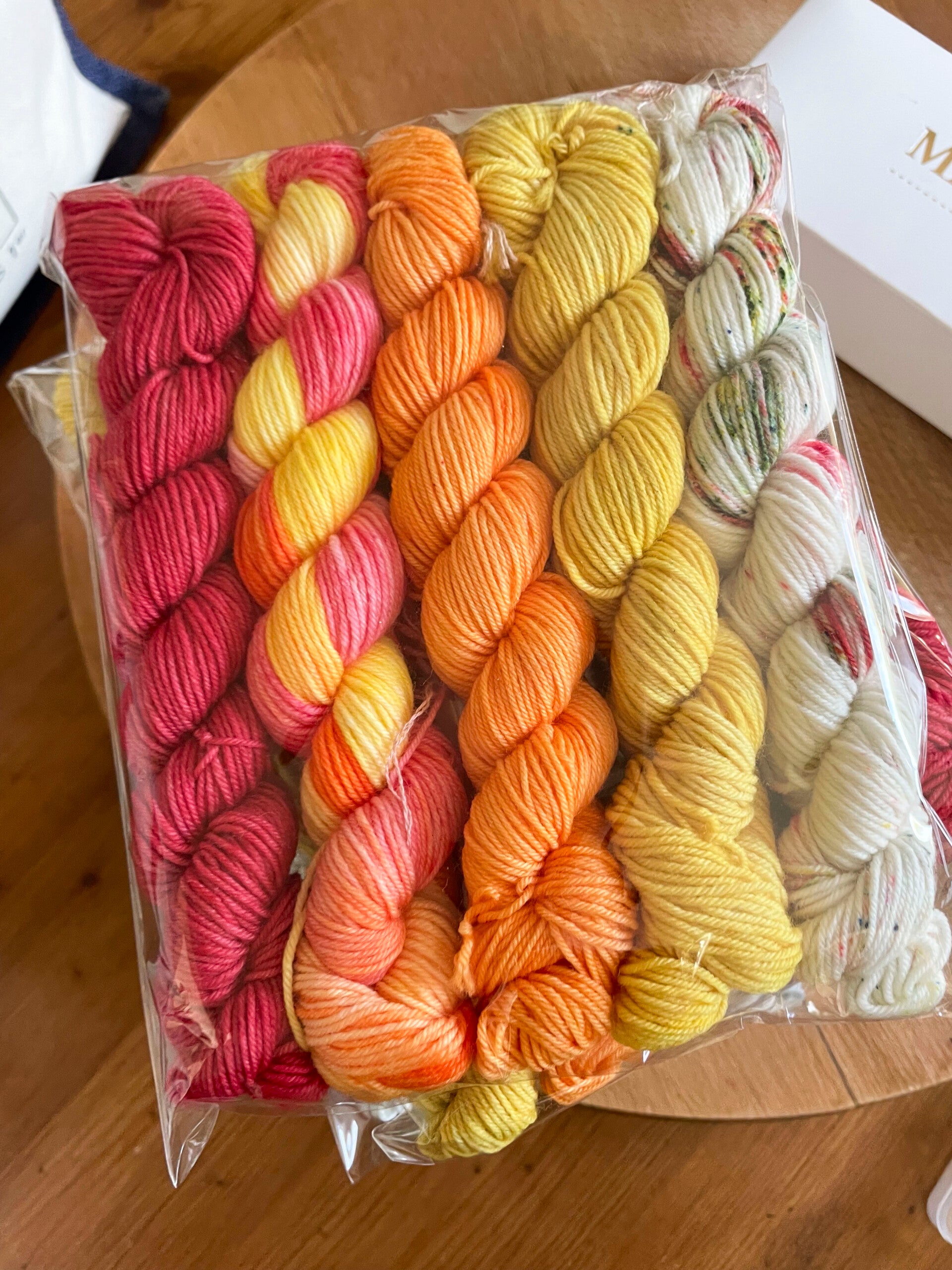 Kit de minis • Merino Nylon • rouge>Tâches de figues