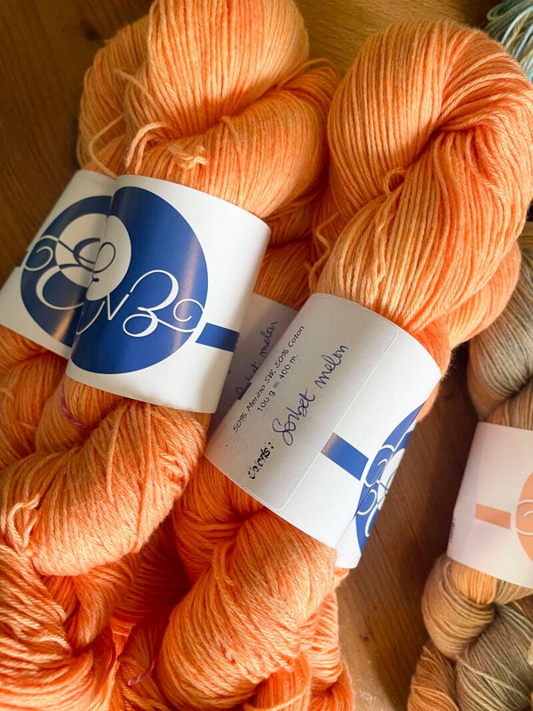 Sorbet melon • Merino Coton