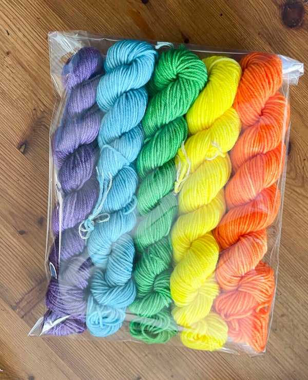 Kit de minis • Merino Nylon • Fluos