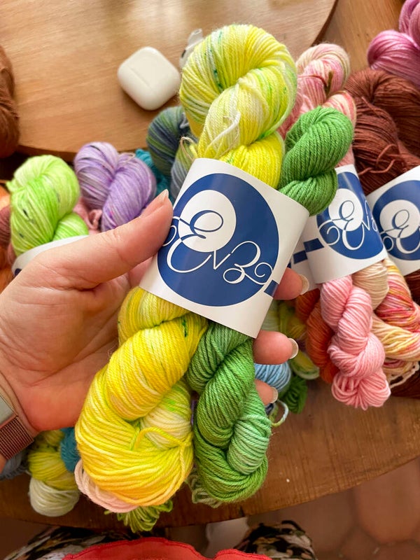 Kit à cho7 • Merino Nylon • Citron givré