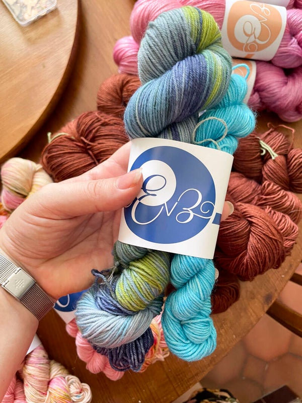 Kit à cho7 • Merino Nylon • Silver fish