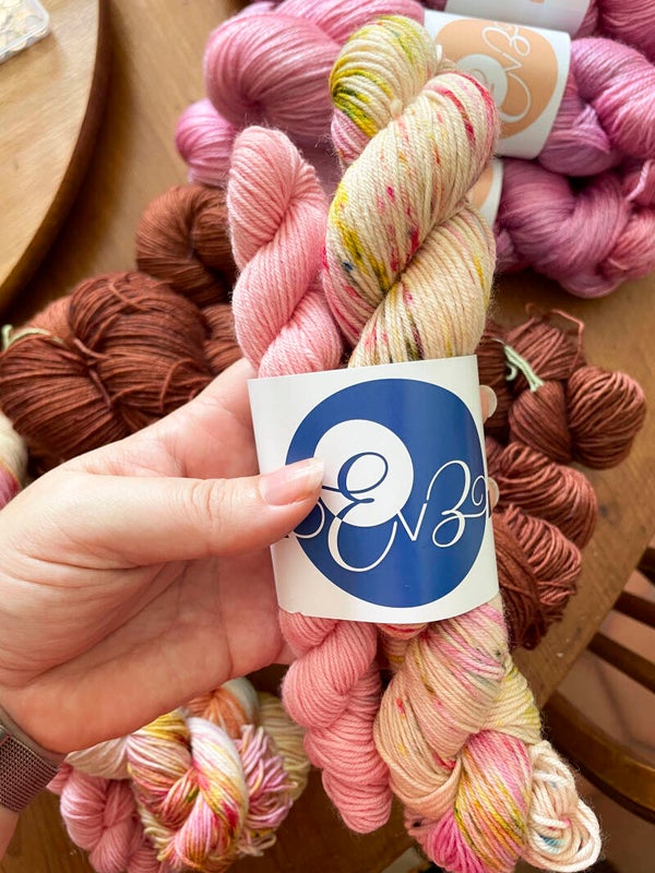 Kit à cho7 • Merino Nylon • Pistache & Praline