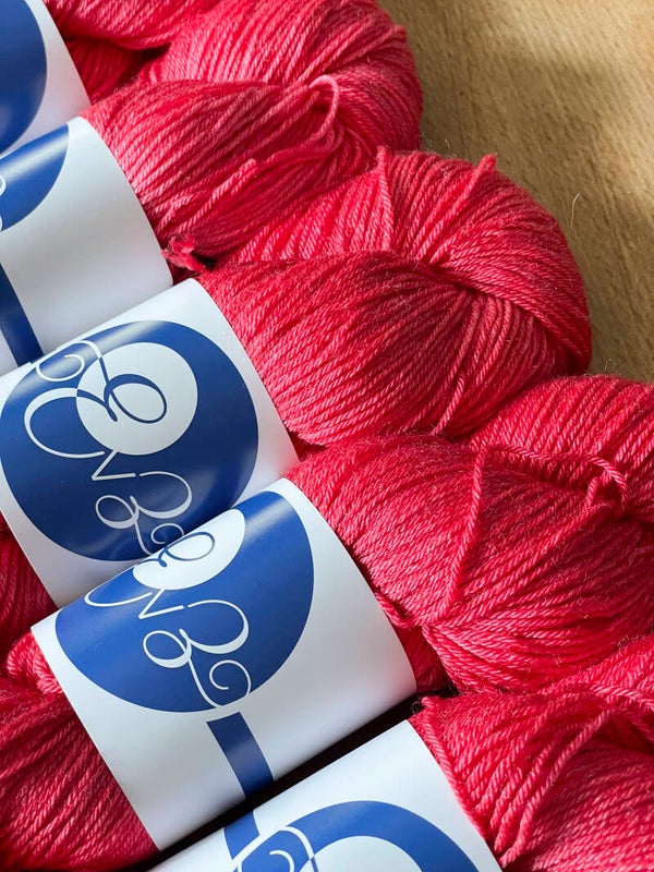 Strawberry • Merino bambou soie