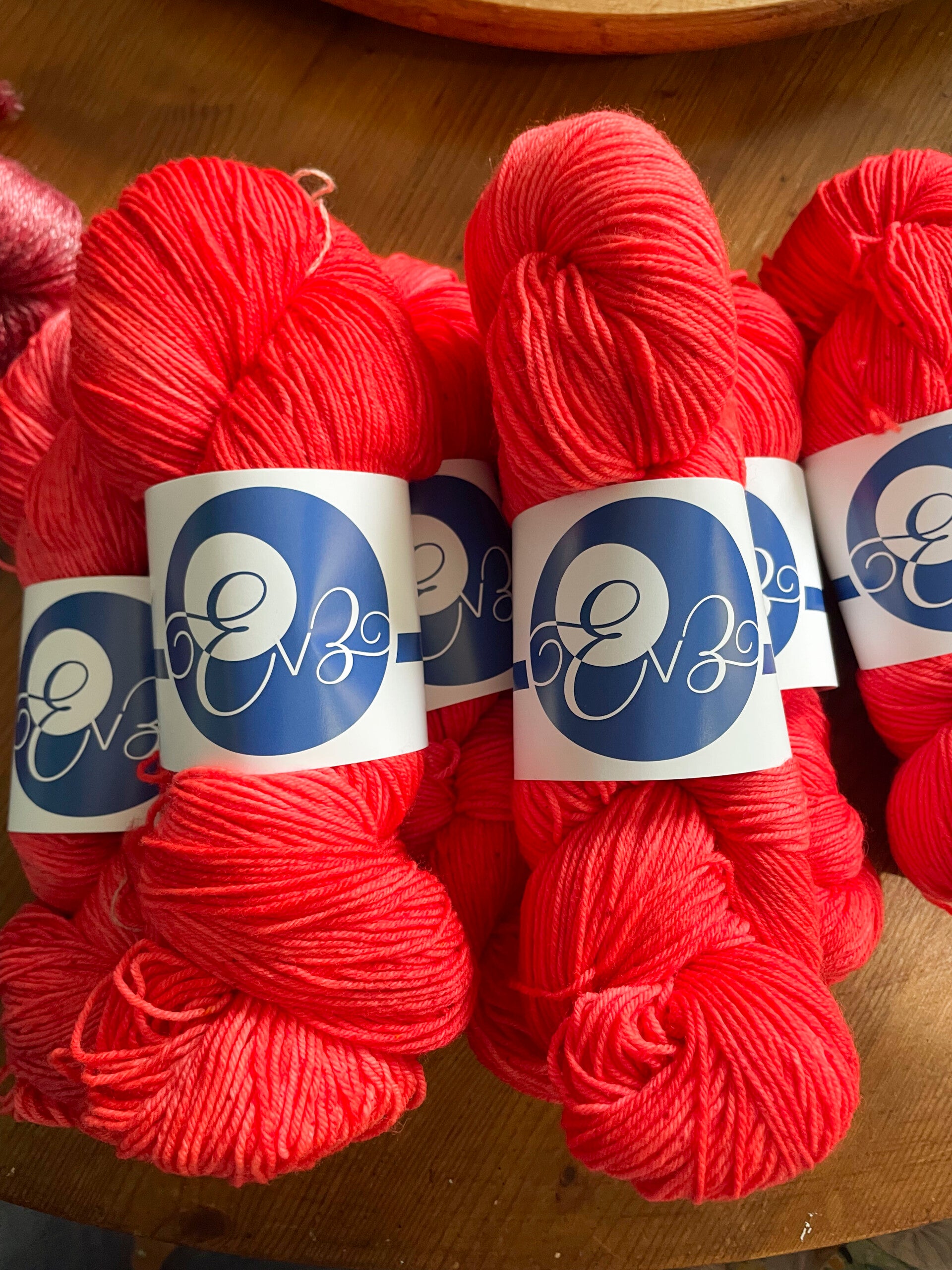 Fluo red • Merino Nylon