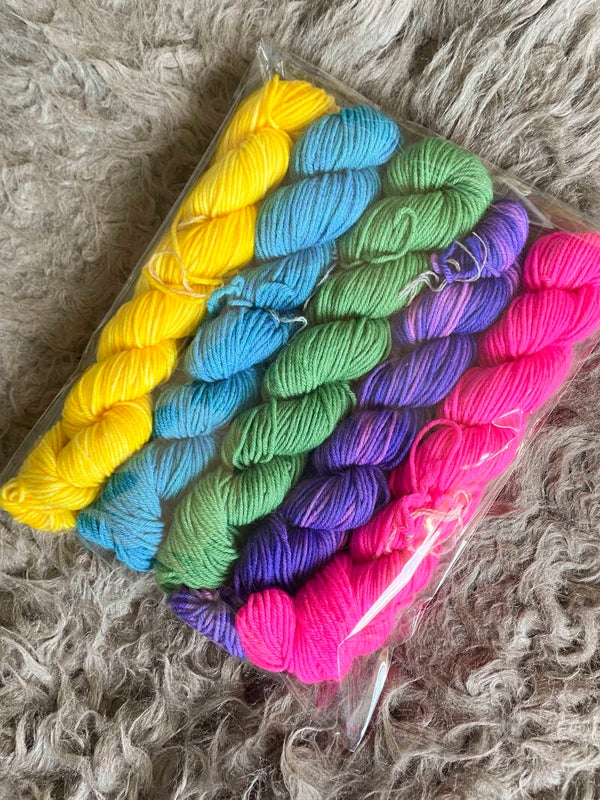 Kit de minis • Merino Nylon • Fluos 2026