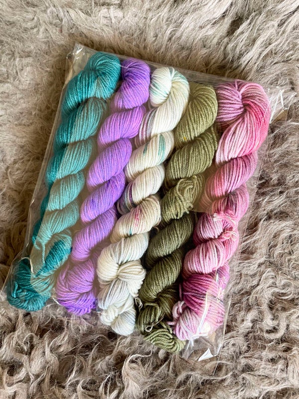 Kit de minis • Merino Nylon • sarcelle>Aliénor