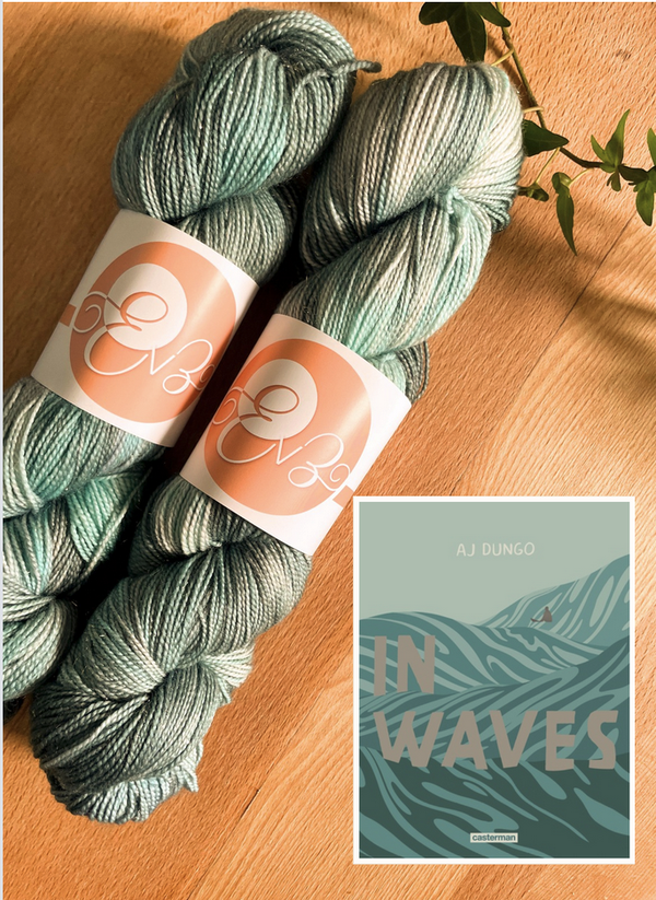 "In waves" • Merino Nylon Stellina