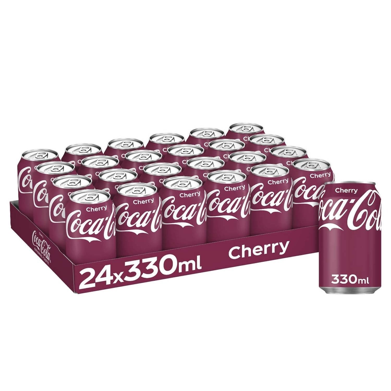 24 blikjes cola cherry
