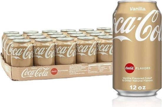 24 blikjes cola vanilla