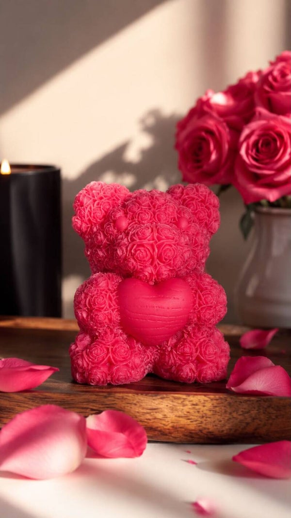 Bloom Bear Candle