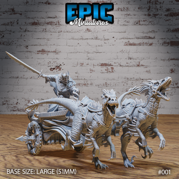 Lich Emperor Chariot | Undead Army Pack | Epic miniatures