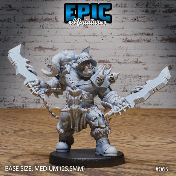 Orc Gladiator Champion | Orc Army Pack | Epic miniatures