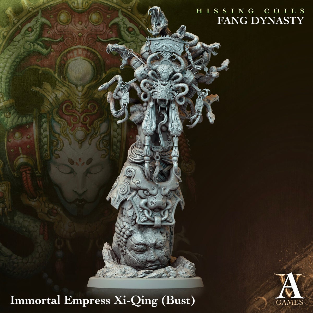 Immortal Empress Xi-Qing - Bust | HoardMimic