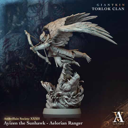 Ayirzen the Sunhawk - Aelorian Ranger