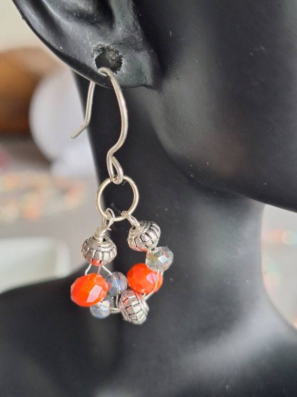 Ensemble 2 pièces boucle d'oreille bracelet Amandine