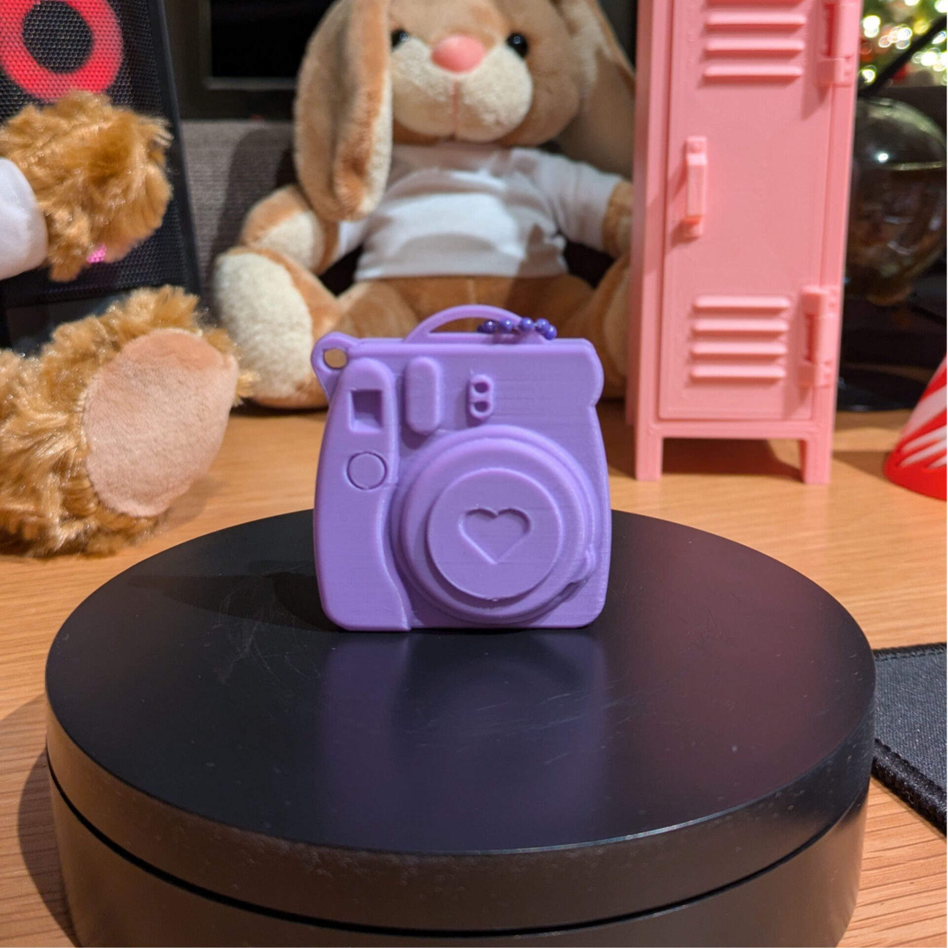 Retro-Kamera Schlüsselanhänger + Fotohalter