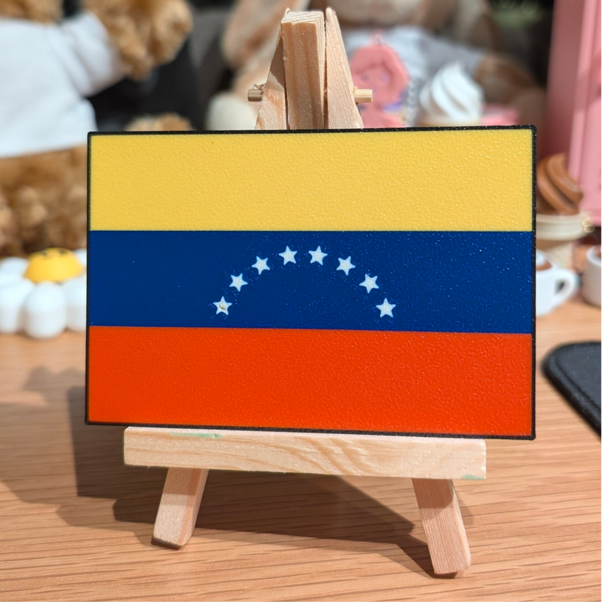 3D Magnet mit venezolanischer Flagge