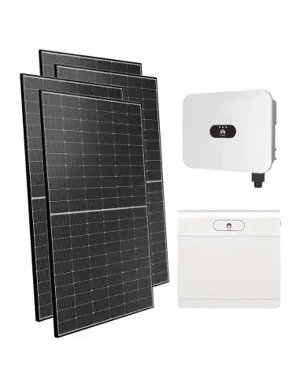 Kit fotovoltaico monofase 4500W inverter Huawei 4.6kW LB0 litio 7kWh LUNA2000