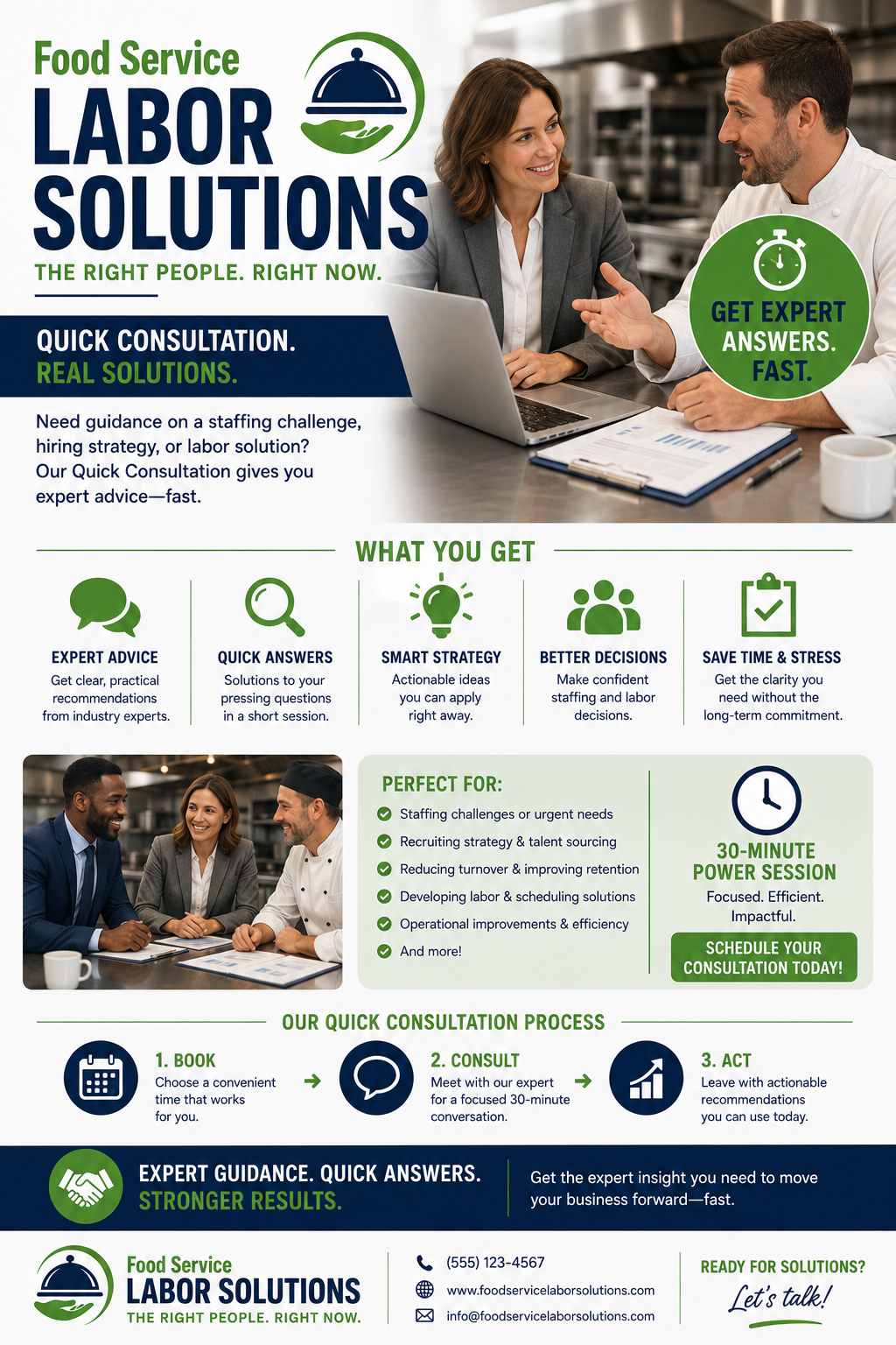 FOOD SERVICE LABOR SOLUTIONS (Quick Consultation)