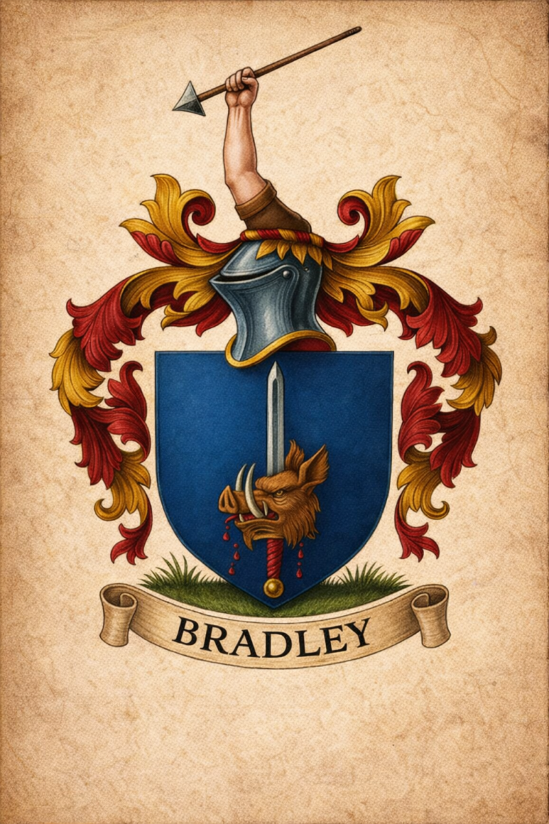 Ancient Bradley Coat of Arms
