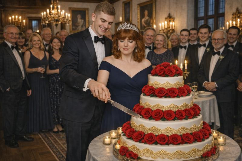 HRH Carl and HRH Elke Cake Cutting