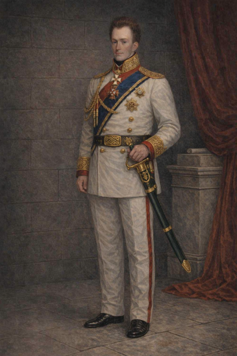 HRH Prince and Major Charles Edward Bradley born O'Brolchain