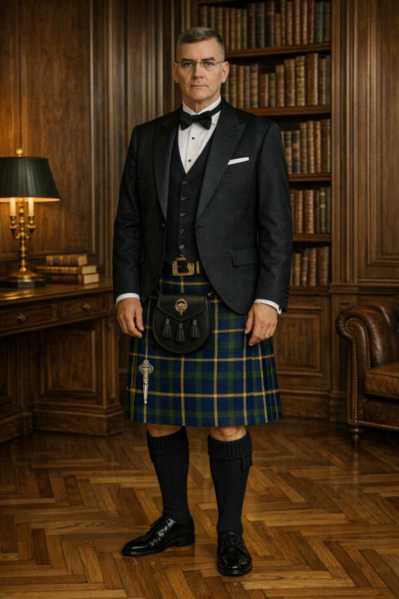 HRH Prince Carl in Family Kilt
