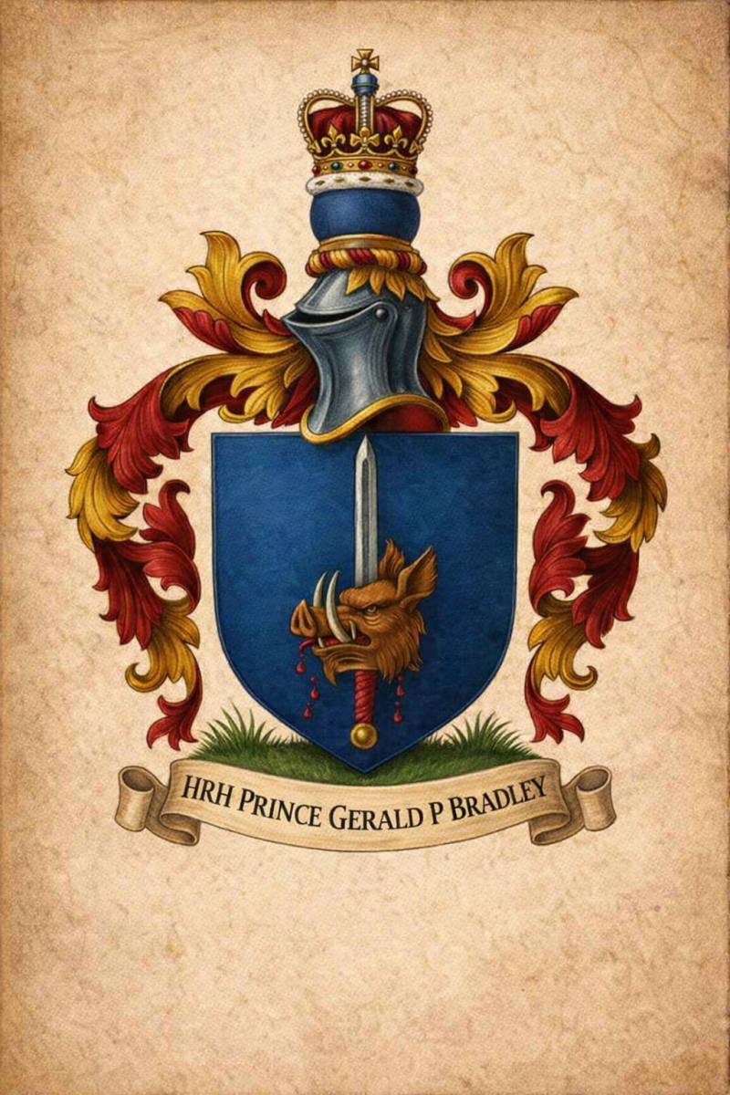 HRH Royal Prince Gerald P Bradley (Prince Dowager)