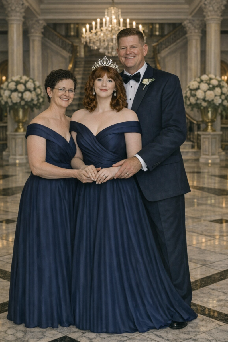 Lady Eva kehler-Scherlein - HRH Elke - Sir Alfred Scherlein Parents and daughter