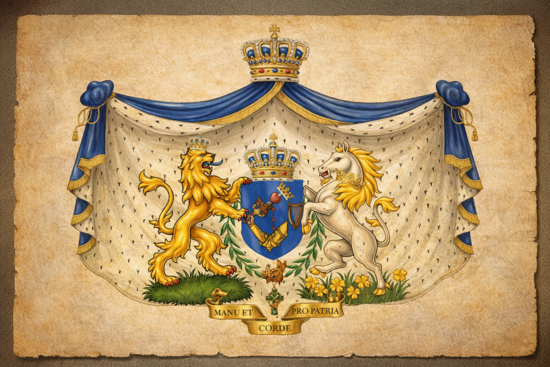 Sovereign Prince of Ui Bhrolchan House Coat of Arms