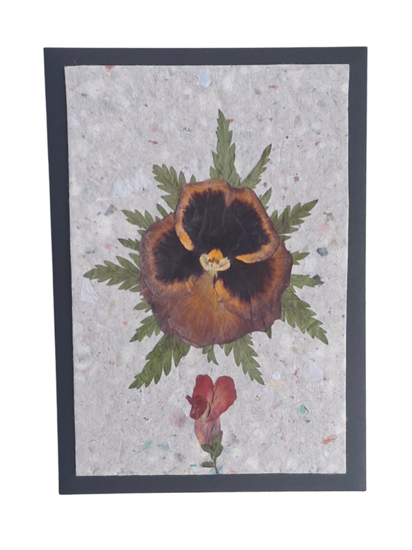 Kaart Viool, Antirrhinum & Varen