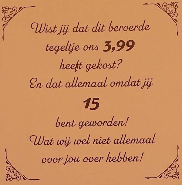 15 jaar