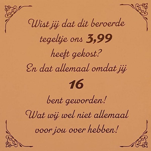 16 jaar