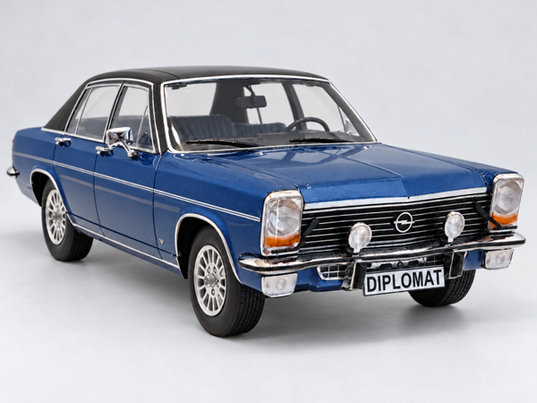 Opel Diplomat B Blauw / Zwart (MCG)