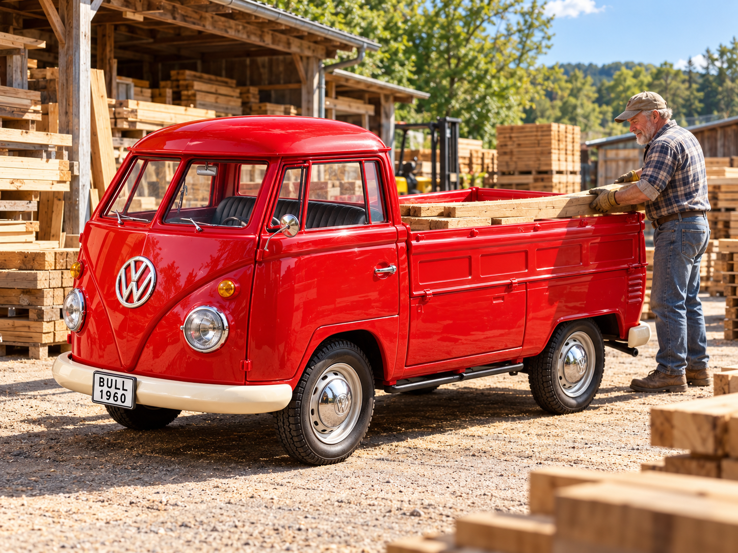 Volkswagen T1 pick-up (Cararama)