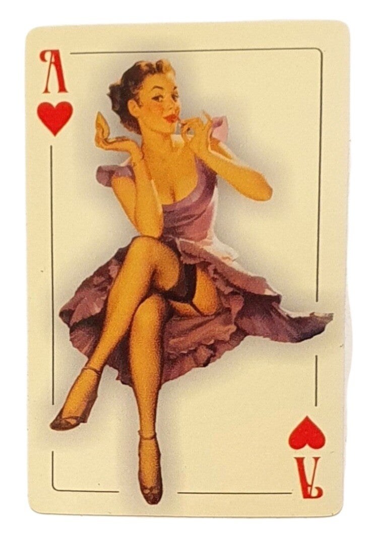 Pin-up girl card 2