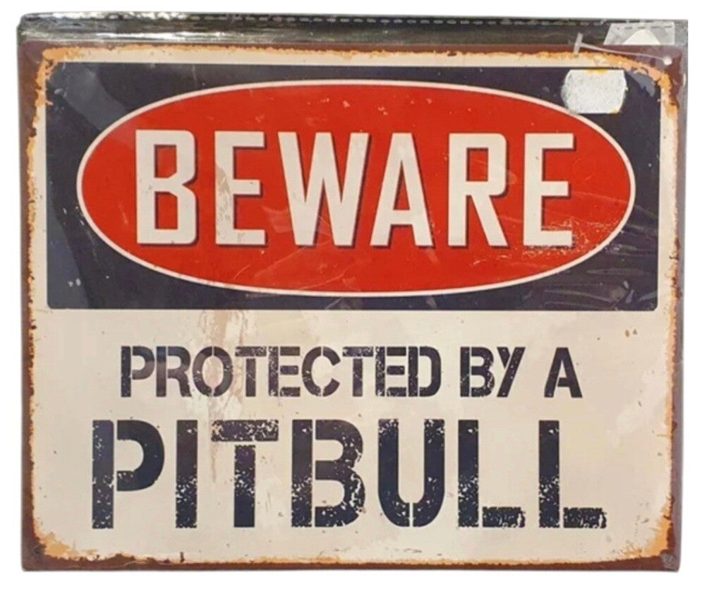 Beware pitbull (L 012)