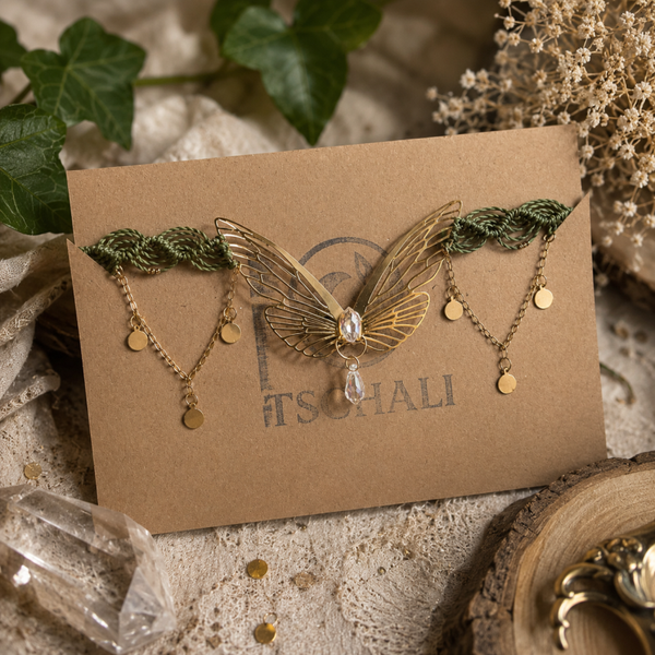 ✨ Schmetterlingszauber – handgeknüpfter Fantasy-Schmuck ✨