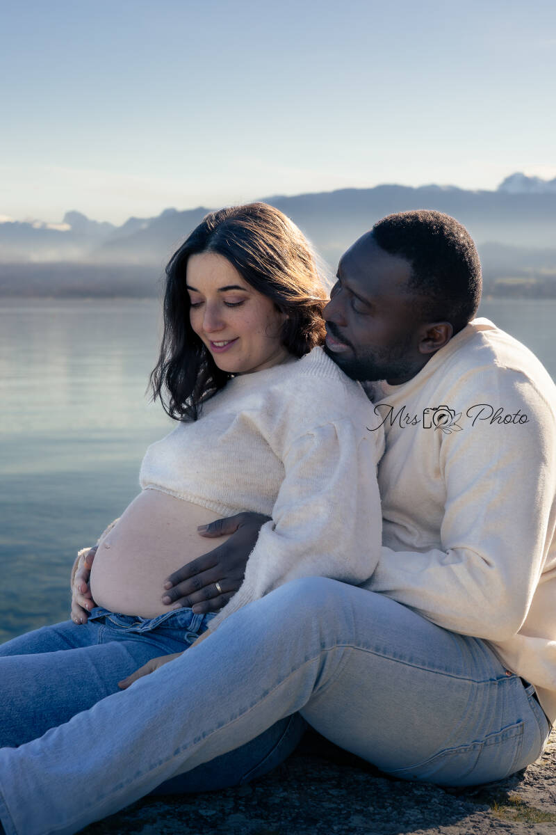 grossesse-nature-extérieur-photographe professionnelle-Haute-Savoie-Genève-Annecy-Mrs Photo