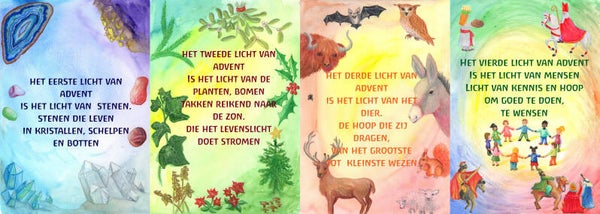 Set adventskaarten