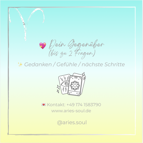 Dein Gegenüber (2 Fragen)