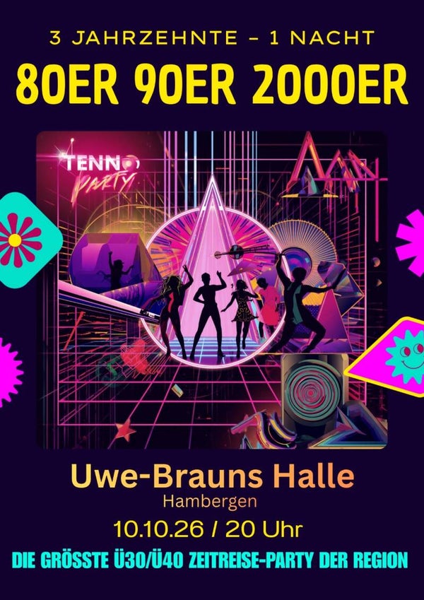 Ticket 3 Jahrzente. 1 Nacht.