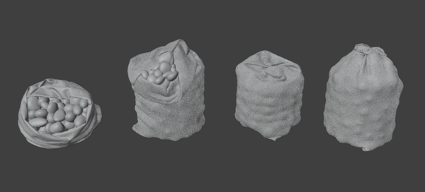 Set de sacs de patates  / Potato bag set