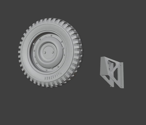 Roue de secours N°1 / Spare wheel N°1